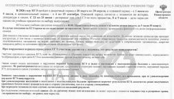 ОСОБЕННОСТИ СДАЧИ ЕДИНОГО ГОСУДАРСТВЕННОГО ЭКЗАМЕНА (ЕГЭ) в 2025-2026 учебном году